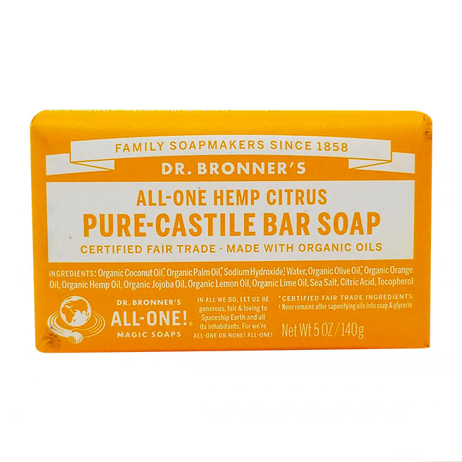 dr-bronners all-one-hemp-pure-castile-bar-soap-citrus-organic